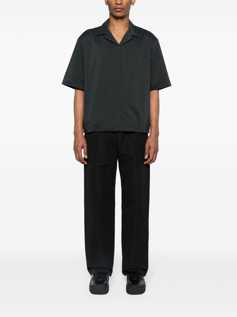 Black Stacks Straight Leg Trousers