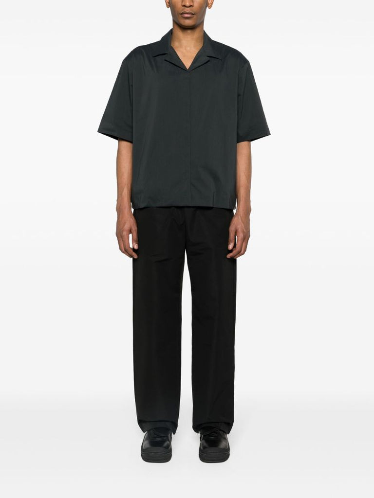 Black Stacks Straight Leg Trousers