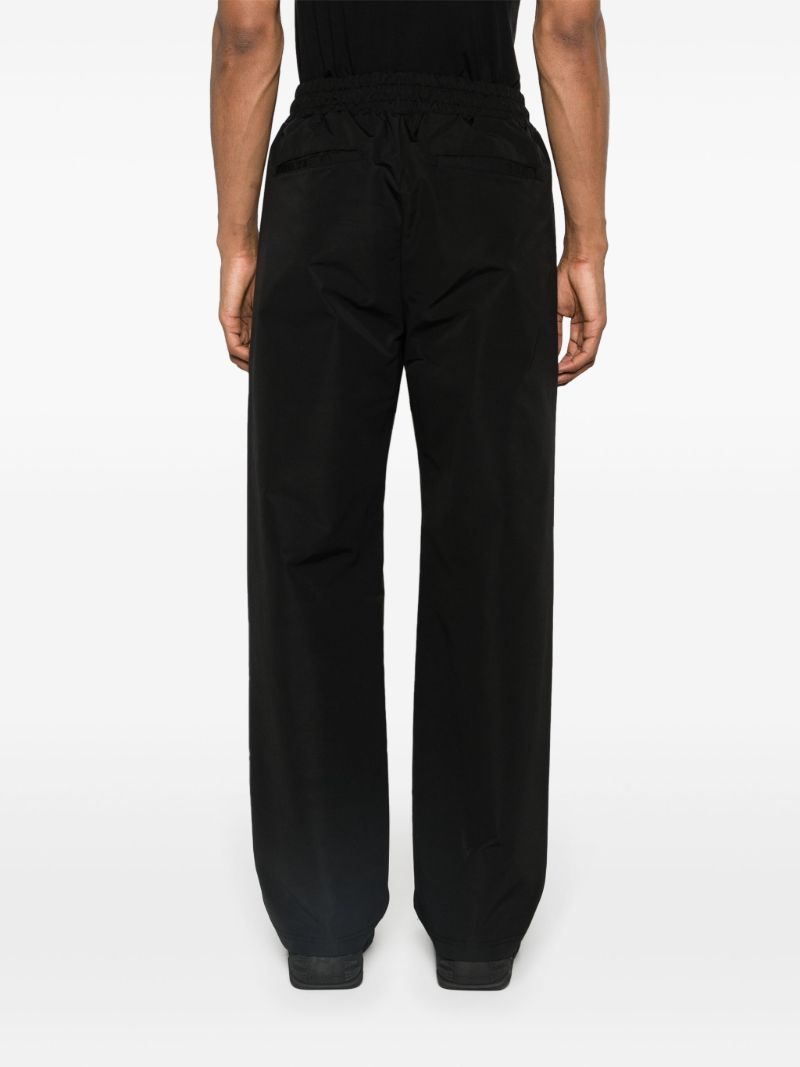 Black Stacks Straight Leg Trousers