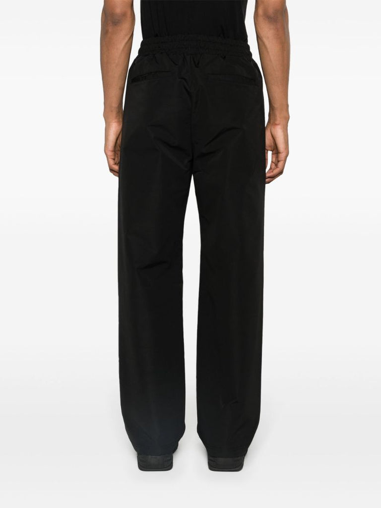 Black Stacks Straight Leg Trousers
