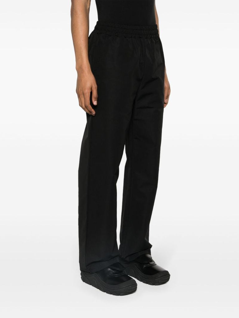 Black Stacks Straight Leg Trousers
