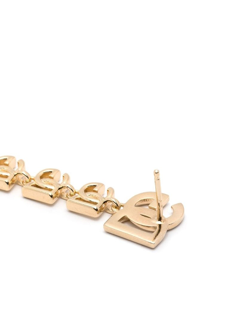 Gold-tone Dg Drop Earrings