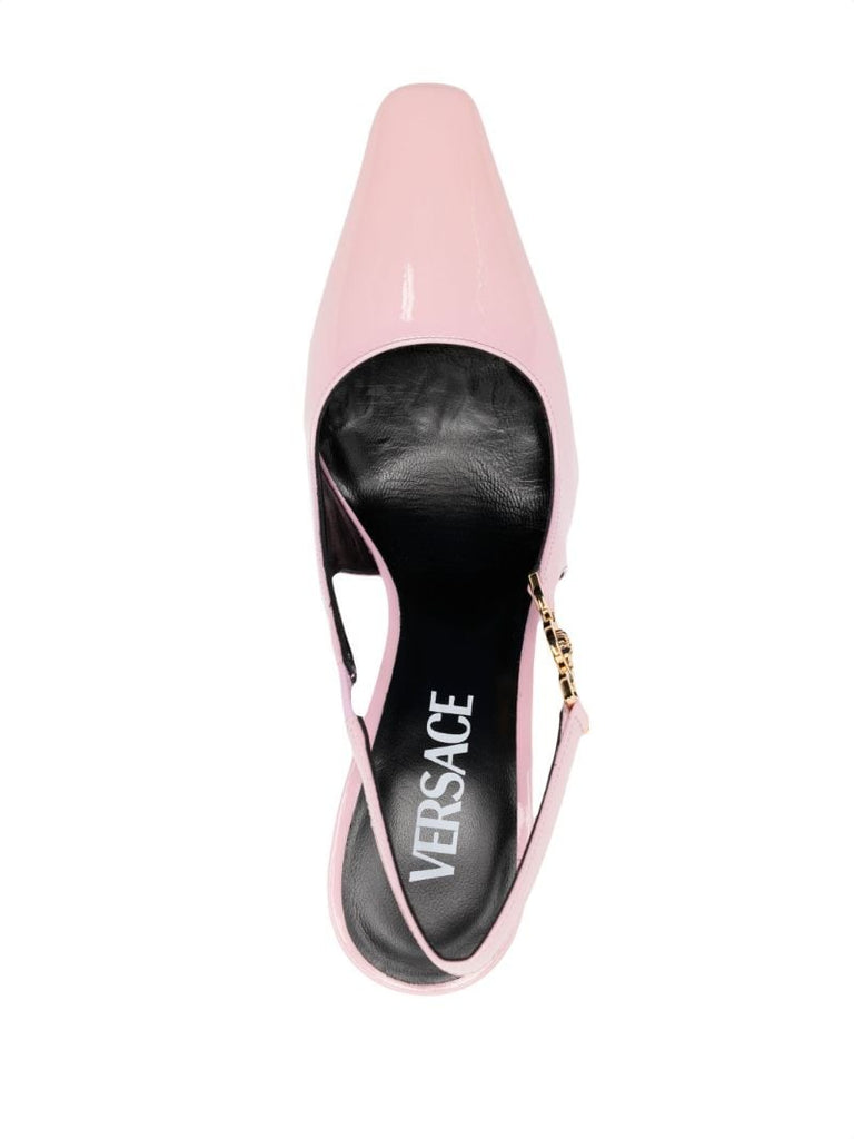 Pink Medusa '95 85 Slingback Leather Pumps