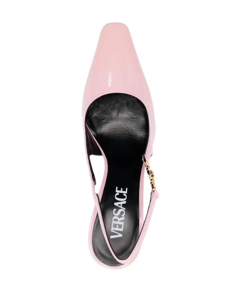 Pink Medusa '95 85 Slingback Leather Pumps