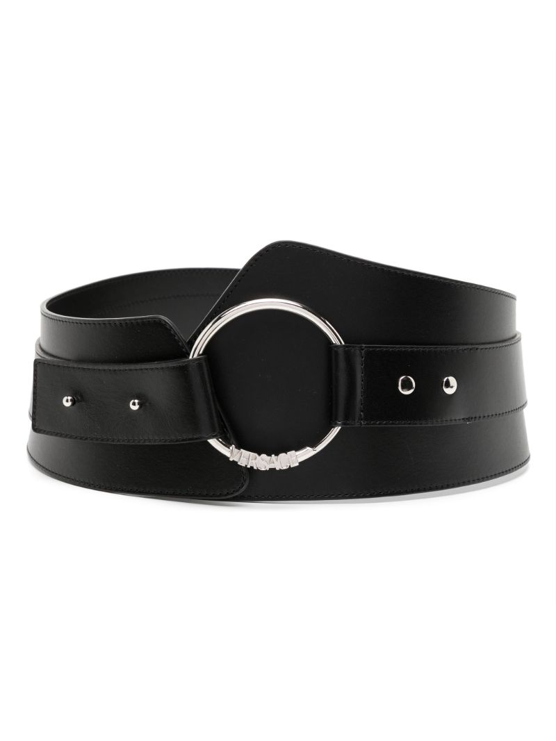 Black Medusa Heritage Leather Belt