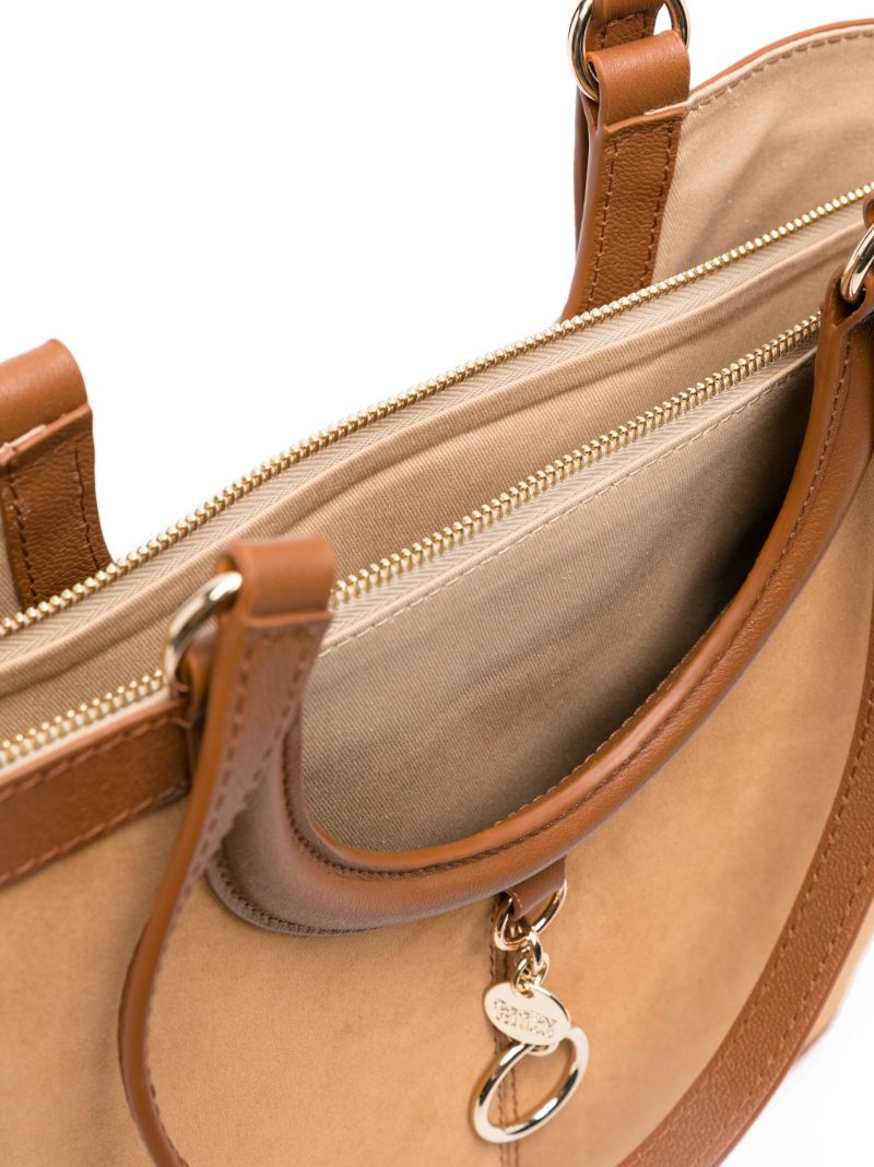 Brown Mare Suede Shopper Bag