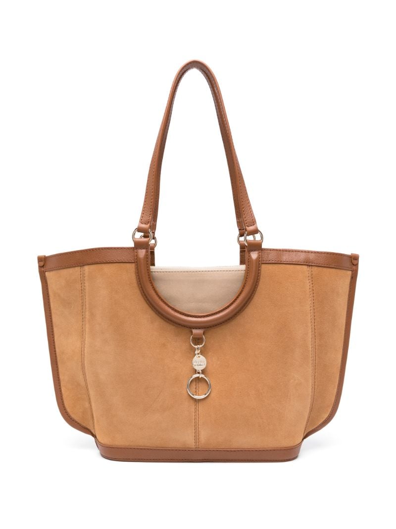 Brown Mare Suede Shopper Bag