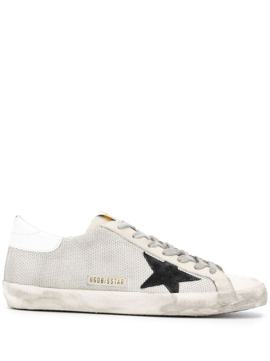 Grey Super-star Leather Sneakers