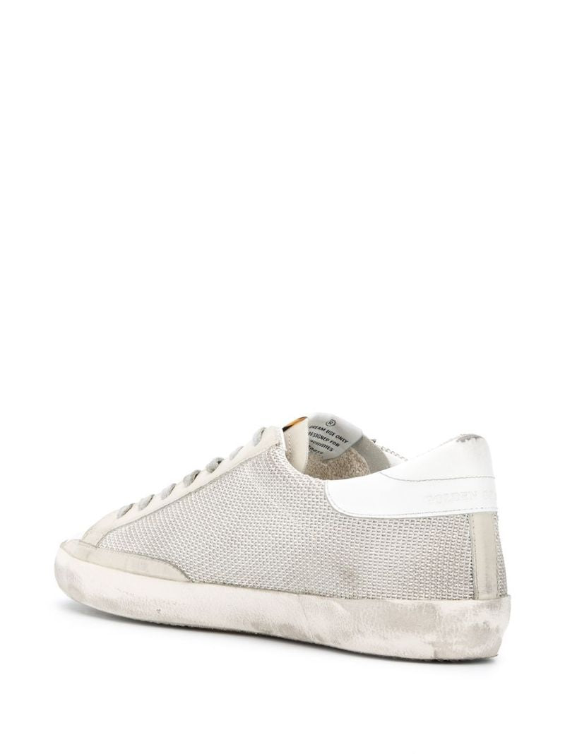 Grey Super-star Leather Sneakers
