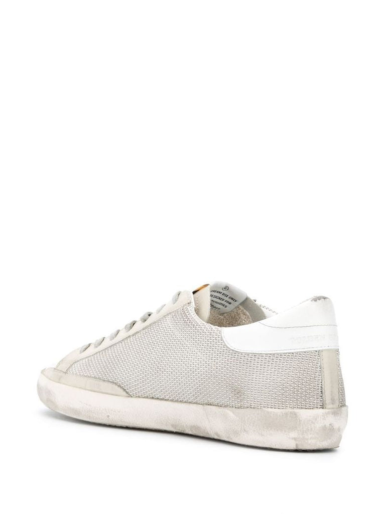 Grey Super-star Leather Sneakers