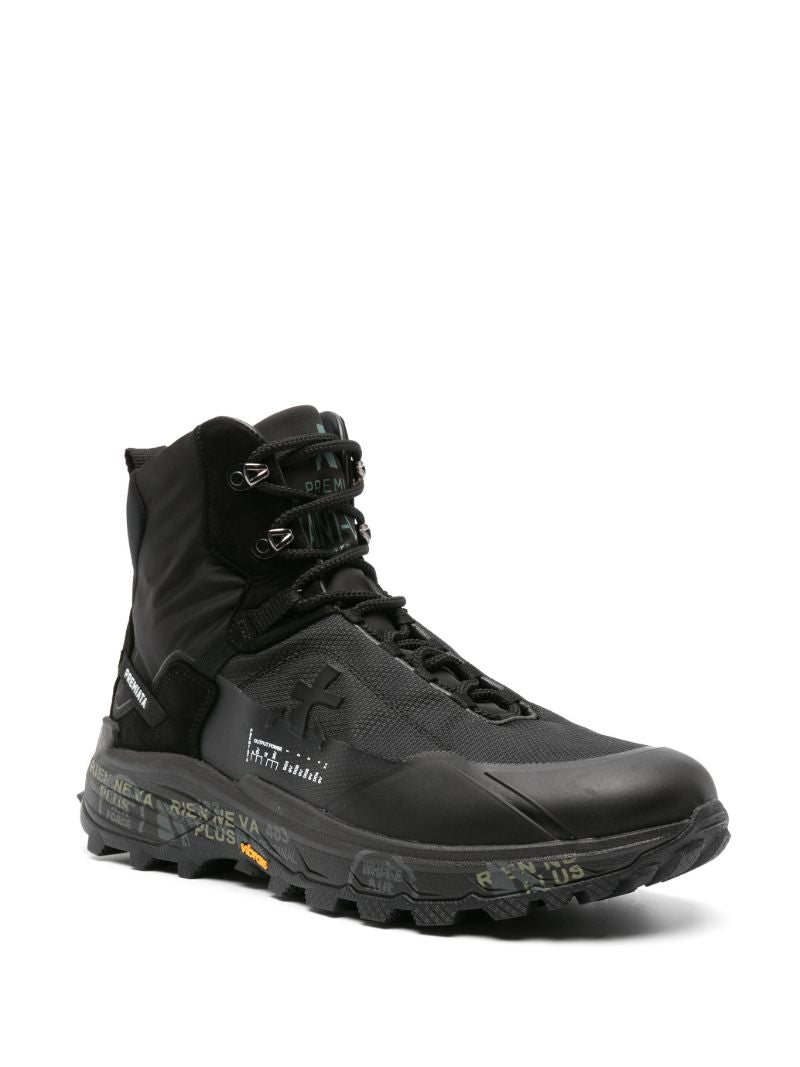Black Saintcross 326 Lace-up Boots