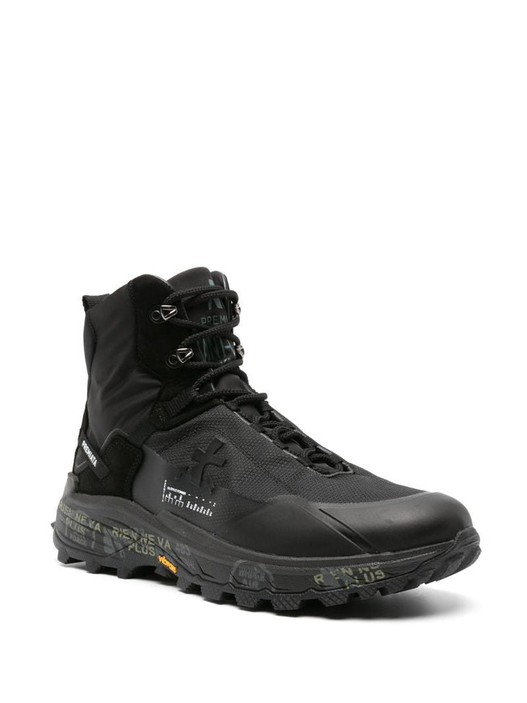 Black Saintcross 326 Lace-up Boots
