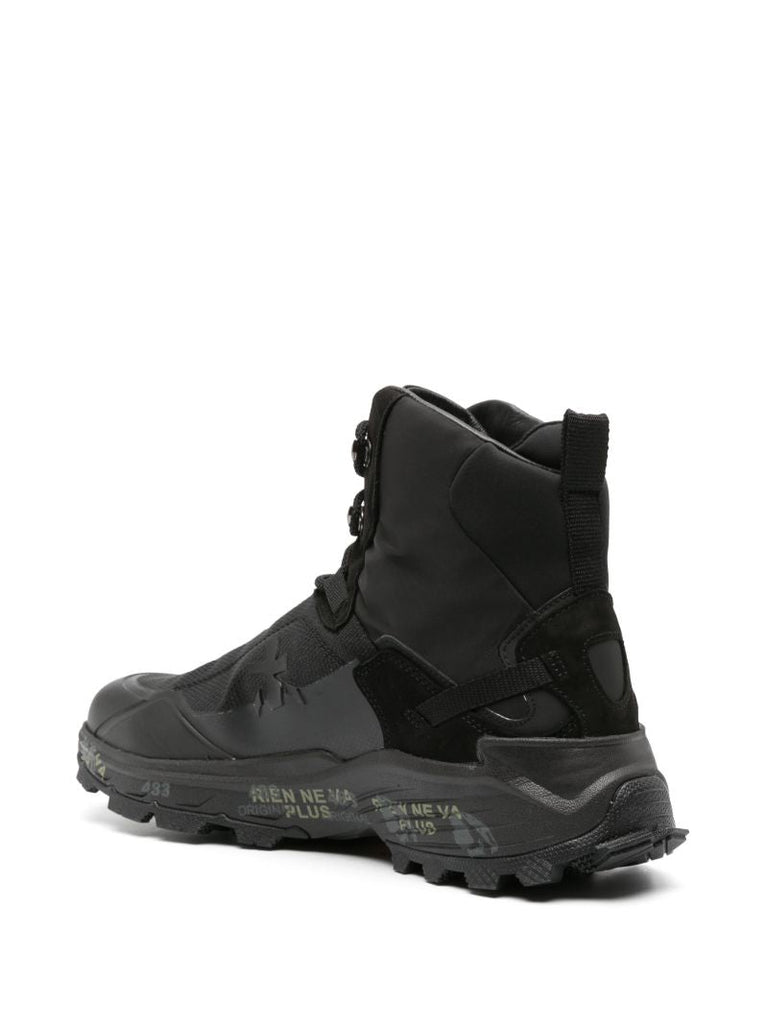 Black Saintcross 326 Lace-up Boots