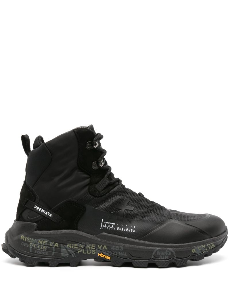 Black Saintcross 326 Lace-up Boots