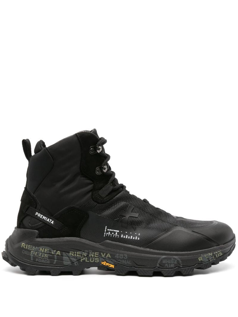 Black Saintcross 326 Lace-up Boots
