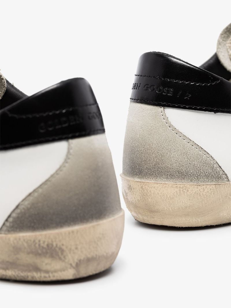 White Super-star Leather Sneakers