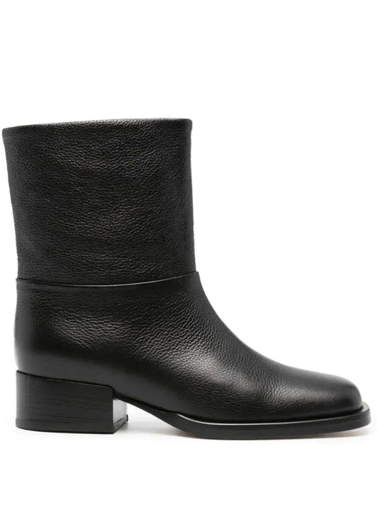 40mm Square-toe Ankle Boots