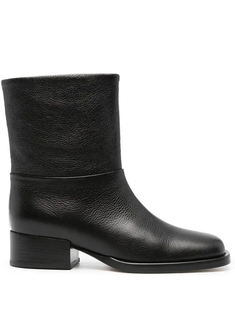 40mm Square-toe Ankle Boots