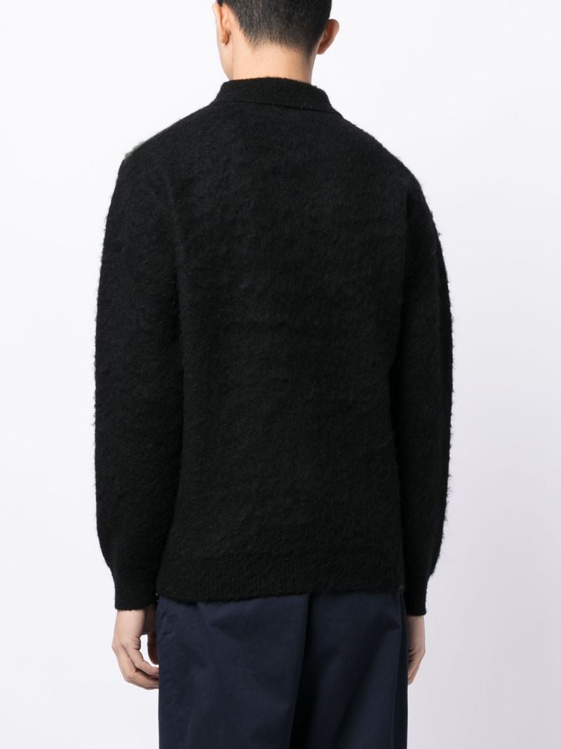 Black Colourblock Sweater