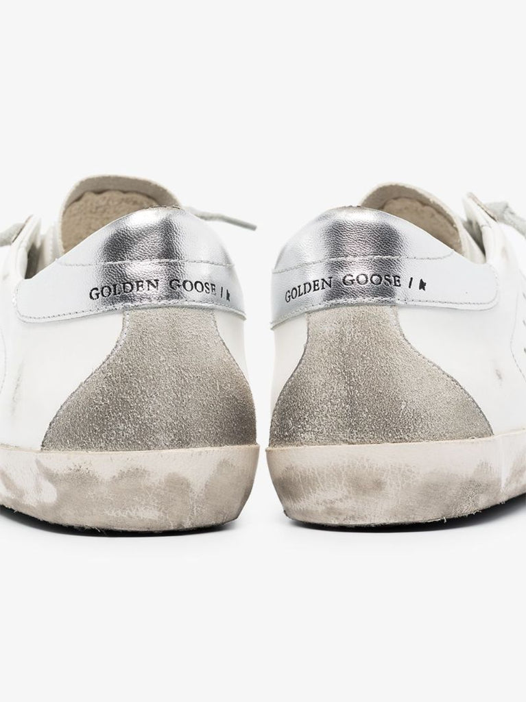 White Super-star Leather Sneakers