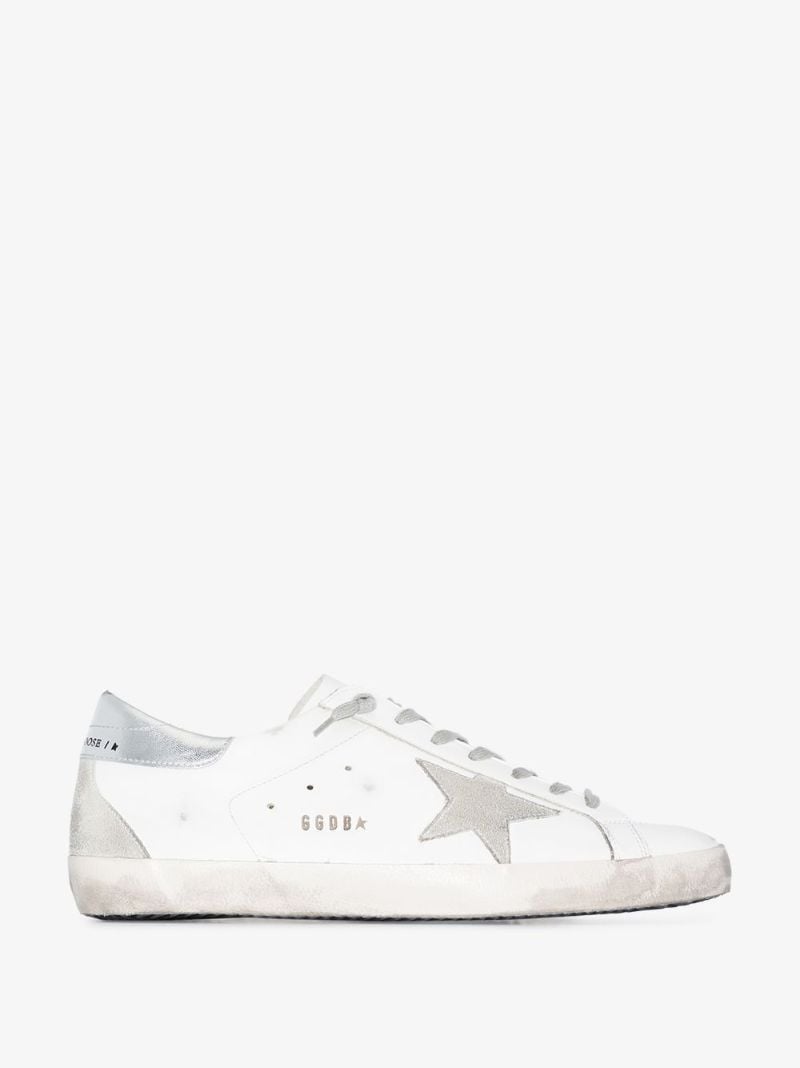 White Super-star Leather Sneakers