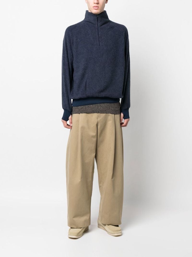Blue Fleece Sweater