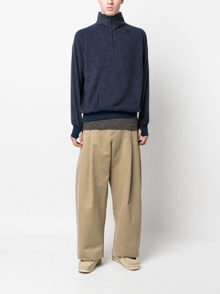 Blue Fleece Sweater