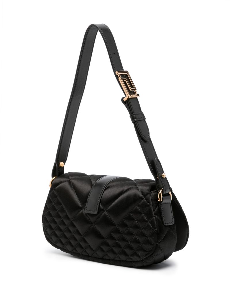 Black Greca Goddess Mini Shoulder Bag