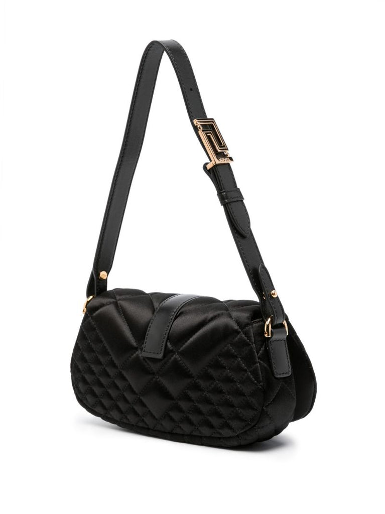 Black Greca Goddess Mini Shoulder Bag