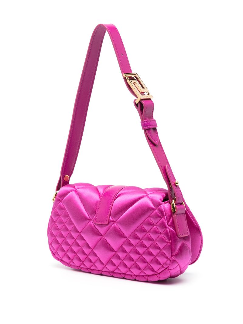 Pink Greca Goddess Mini Shoulder Bag