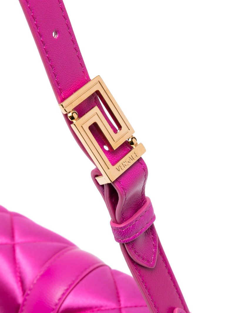Pink Greca Goddess Mini Shoulder Bag