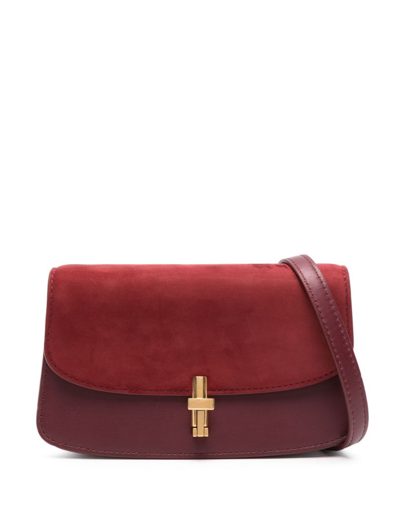 Red E/w Sofia Leather Cross Body Bag