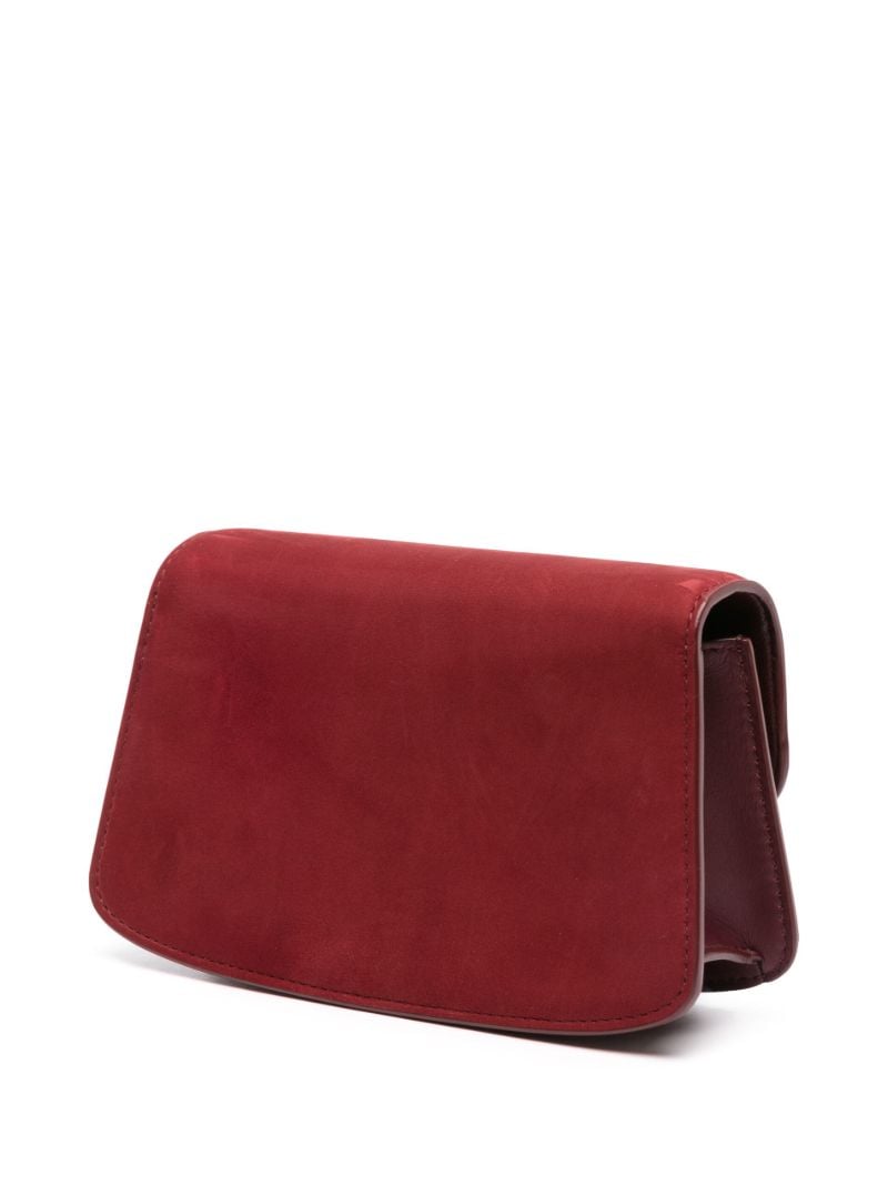 Red E/w Sofia Leather Cross Body Bag