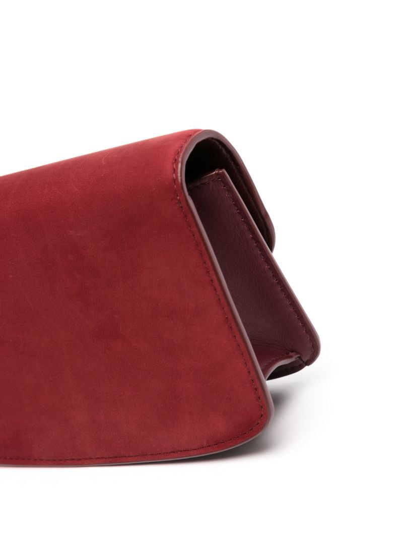 Red E/w Sofia Leather Cross Body Bag