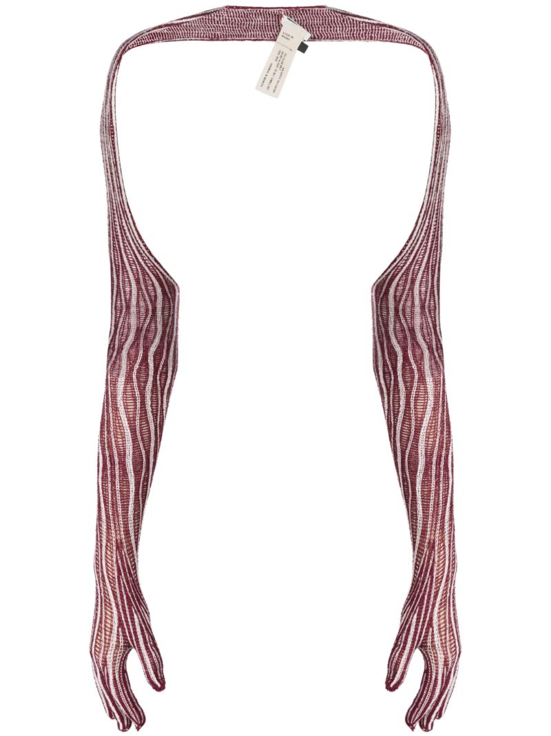 Purple Cactus Knitted Sleeves