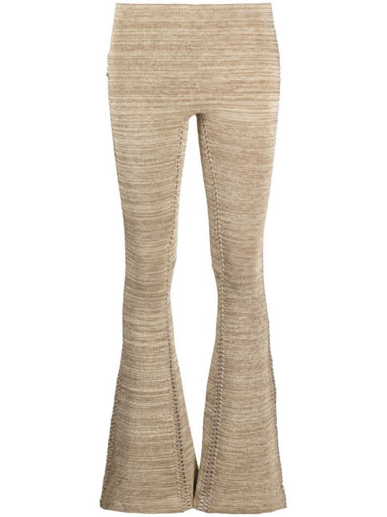 Gold Tent Bootcut Trousers