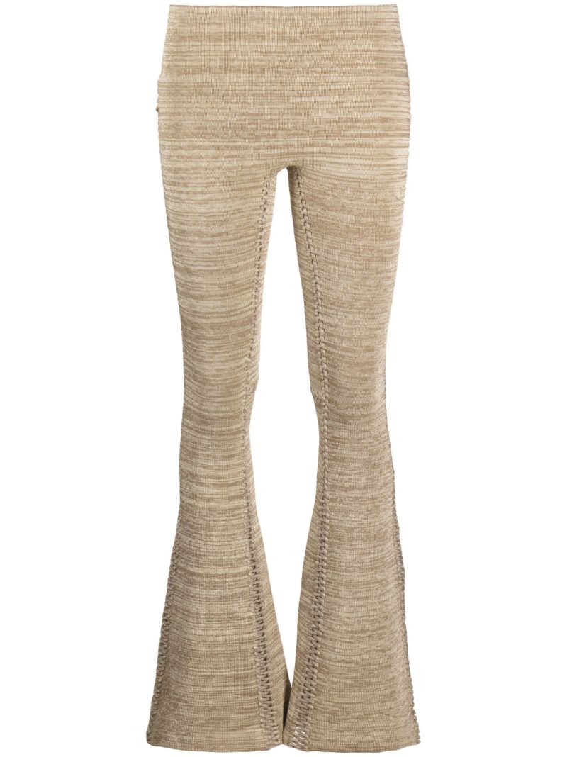 Gold Tent Bootcut Trousers