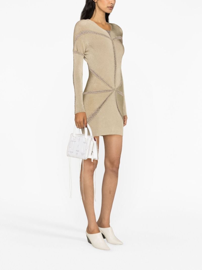 Neutral Ray Knitted Dress