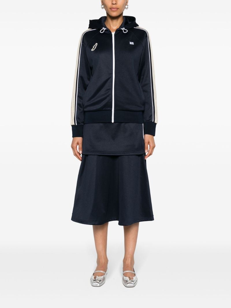Blue Mantra Zip-up Hoodie