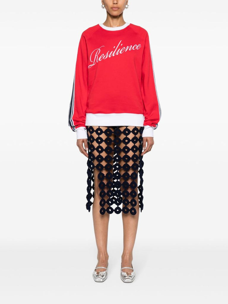 Red Resilience Organic Cotton Sweatshirt