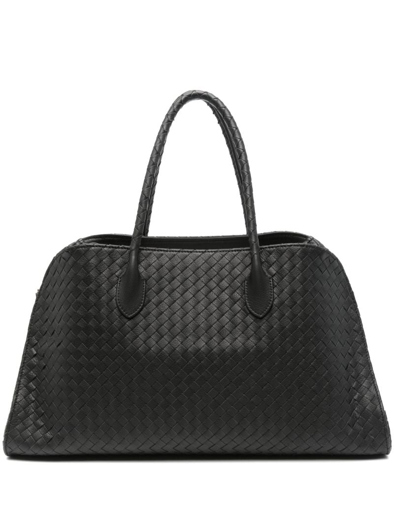Black Margaux  Leather Tote Bg