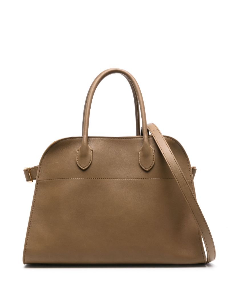 Brown Soft Margaux Leather Tote Bag