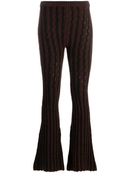 Brown Cactus Knit Trousers