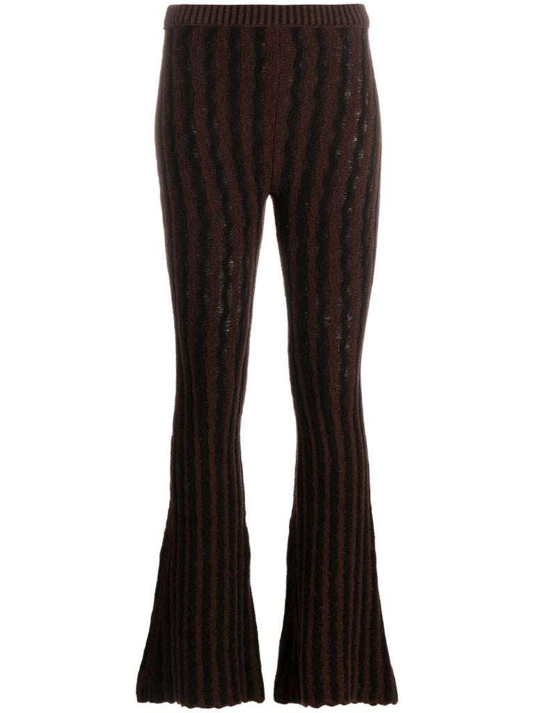 Brown Cactus Knit Trousers