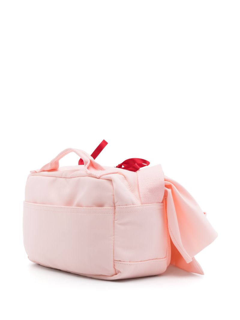 Pink Frilly Bow Cross Body Bag