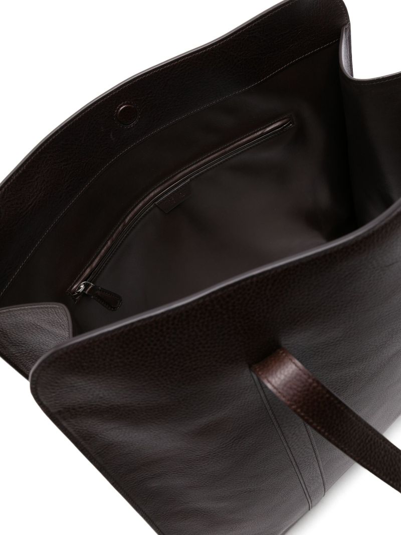 Brown Ben Leather Tote Bag