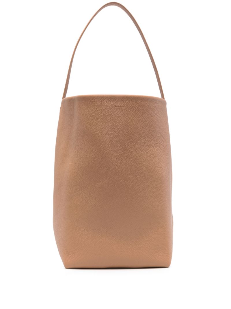 Brown N/s Park Leather Tote Bag