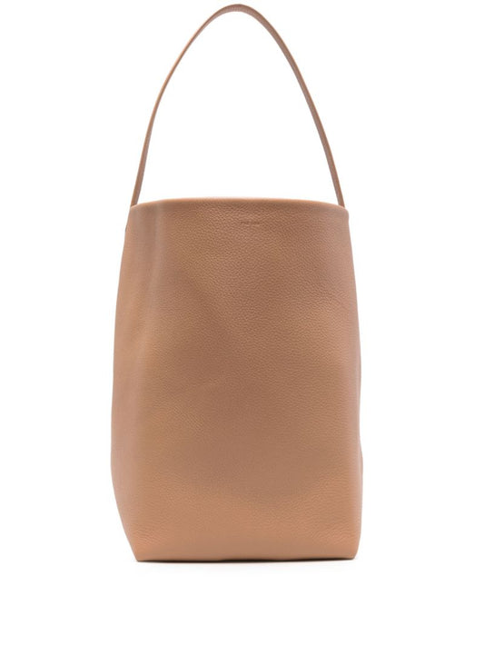 Brown N/s Park Leather Tote Bag