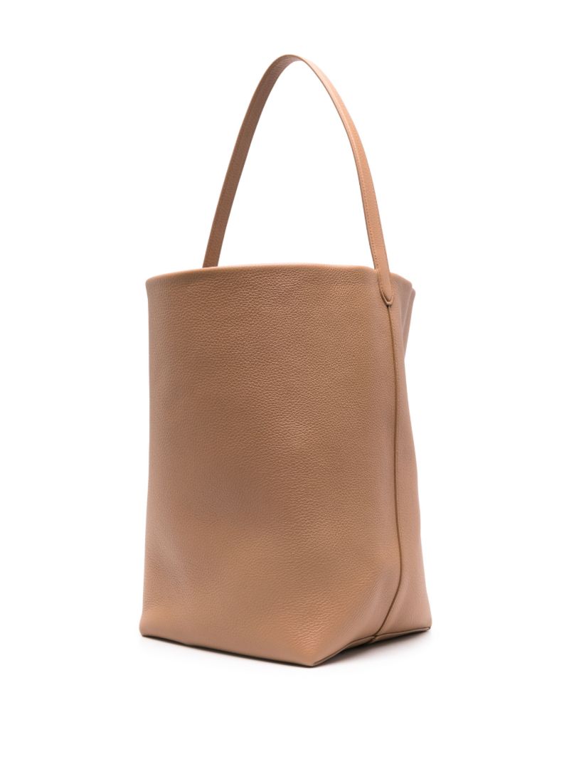 Brown N/s Park Leather Tote Bag