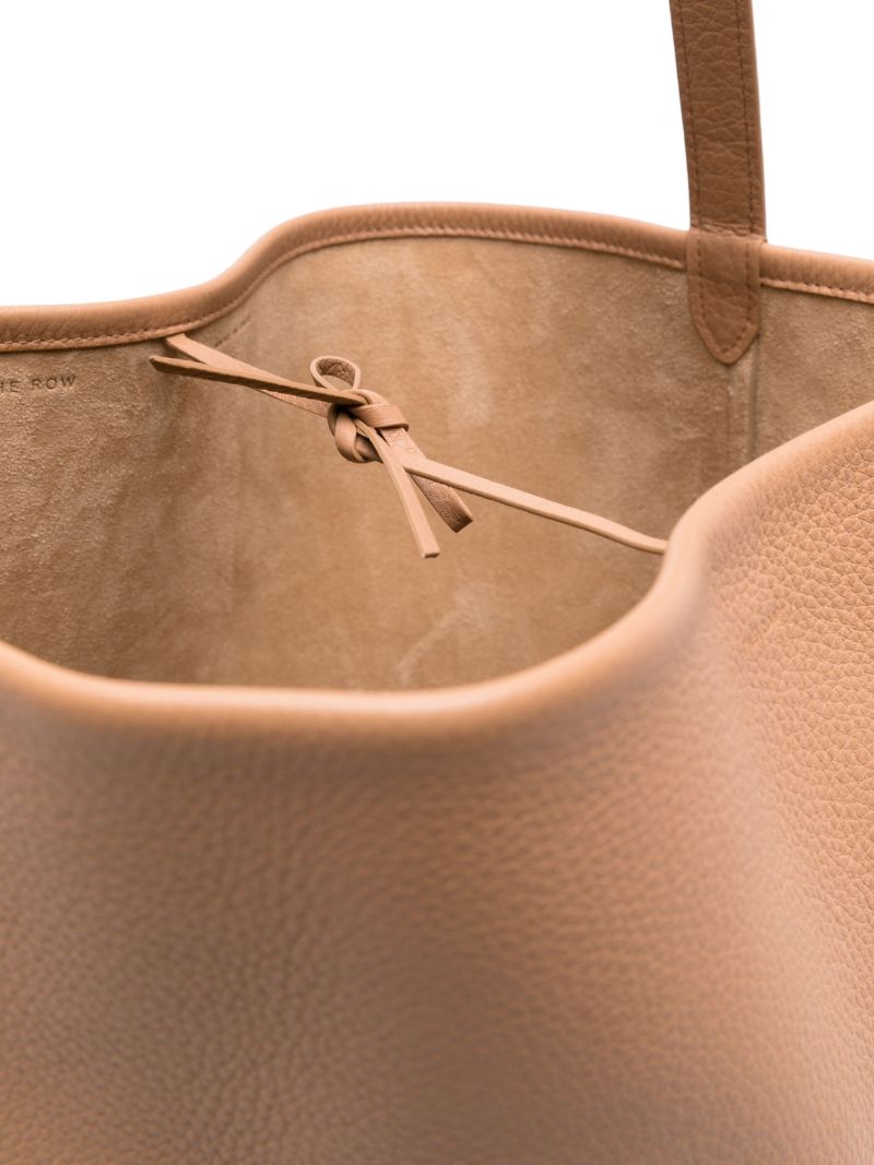 Brown N/s Park Leather Tote Bag